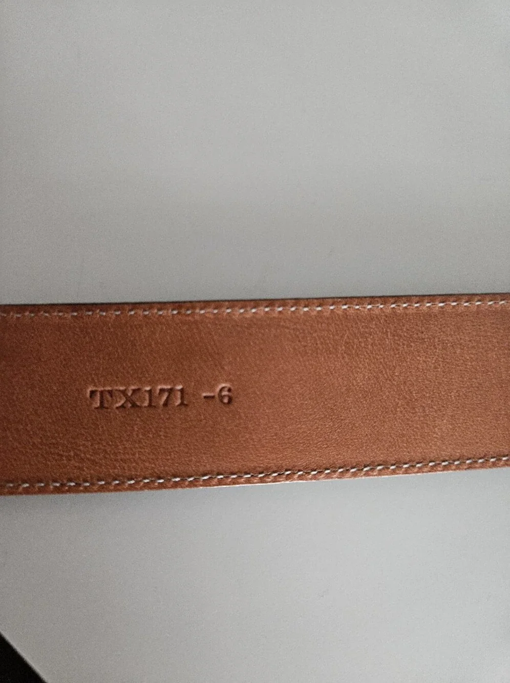TRAFALGAR Black Leather Dress Silver Buckle Belt | SZ 42